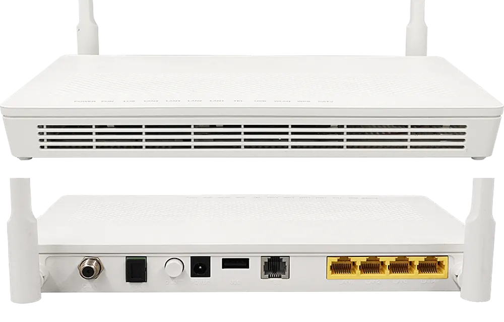 1GE 3FE Wifi ONU Router Front and interface