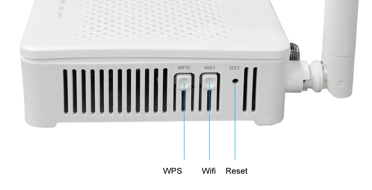 XPon Dualband Wifi5 ONT Router buttons